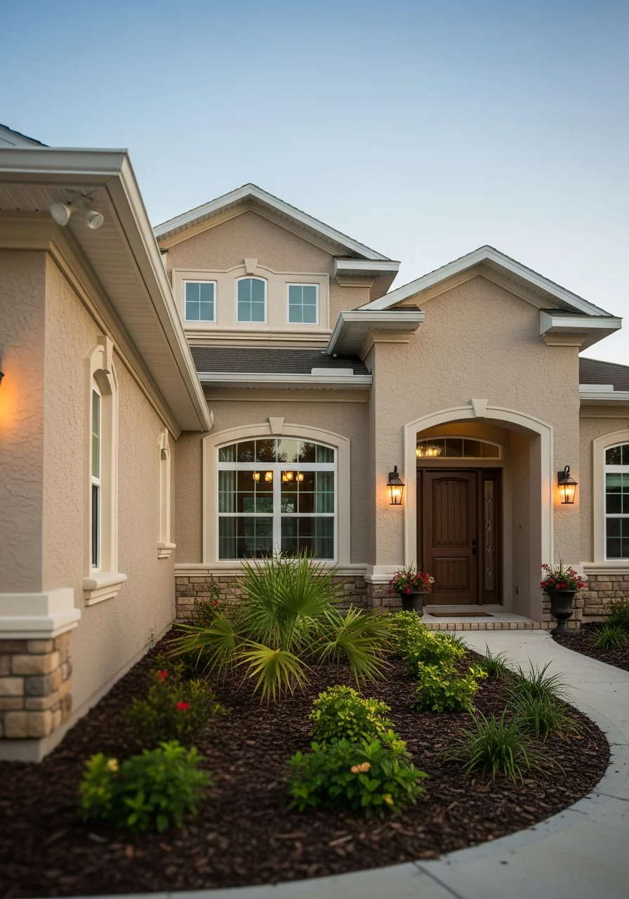 Modern custom home renovation in Brooksville, Hernando County with luxury finishes