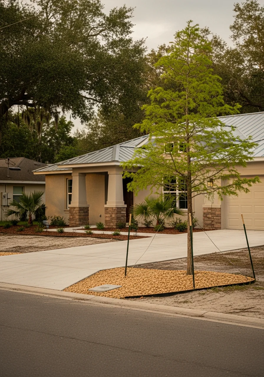 Inverness residential property with natural landscaping and local architectural style.